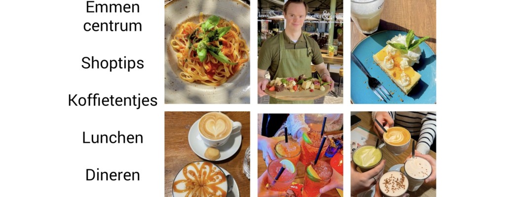 Emmen centrum: Shoppen, koffietentjes, restaurants en overnachten