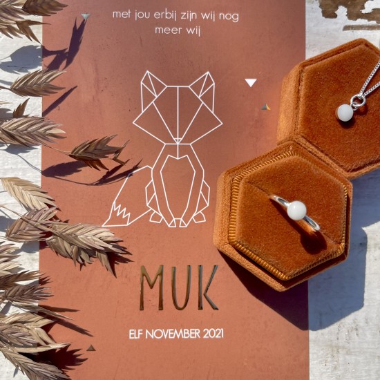 WALL OF FAME - Baby Muk - Sieraad: ring "Coco" plus hanger "Gioia"