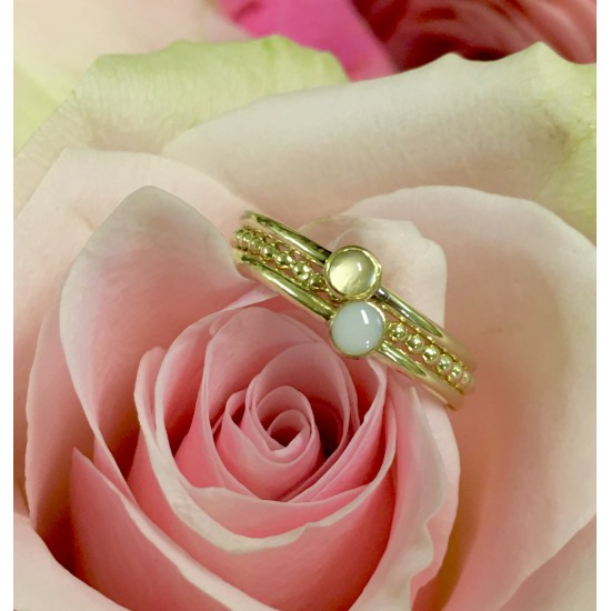 Bolletjes Ring Geelgoud 1.5mm (prijs op aanvraag)