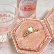 . Emily (DNA steen van +- 6mm) (ivm stijgende goudkoers zijn alle prijzen voor gouden sieraden tijdelijk op aanvraag)