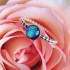Ring: Zilver en Opaal (prijs op aanvraag)