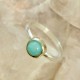 Ring:  Zilver, Goud en Amazoniet (prijs op aanvraag)