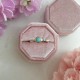 Ring:  Zilver, Goud en Amazoniet (prijs op aanvraag)