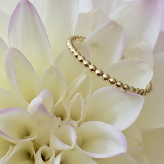Bolletjes Ring Geelgoud 1.5mm (prijs op aanvraag)