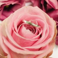 Gehamerde ring van Zilver