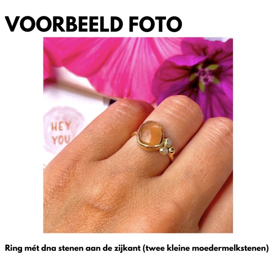 One of a kind - geelgoud en opaal (prijs op aanvraag)
