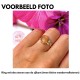 One of a kind - geelgoud en opaal (prijs op aanvraag)