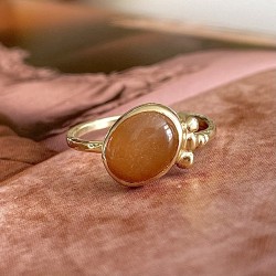 one of a kind - Geelgoud met zonnesteen (prijs op aanvraag)