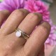 GEBOORTE RING - September - Saffier (ivm stijgende goudkoers zijn alle prijzen voor gouden sieraden tijdelijk op aanvraag)