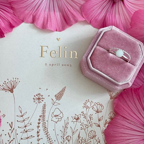 WALL OF FAME - Baby Felin - Sieraad: ring "Maya" plus aanschuifring bolletjes