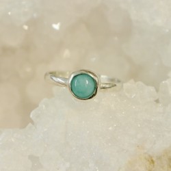 Ring: Zilver en Amazoniet