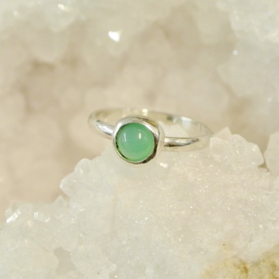 Ring met Crysopraas