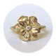 Ring van Goud met Bloem en Briljant (prijs op aanvraag)